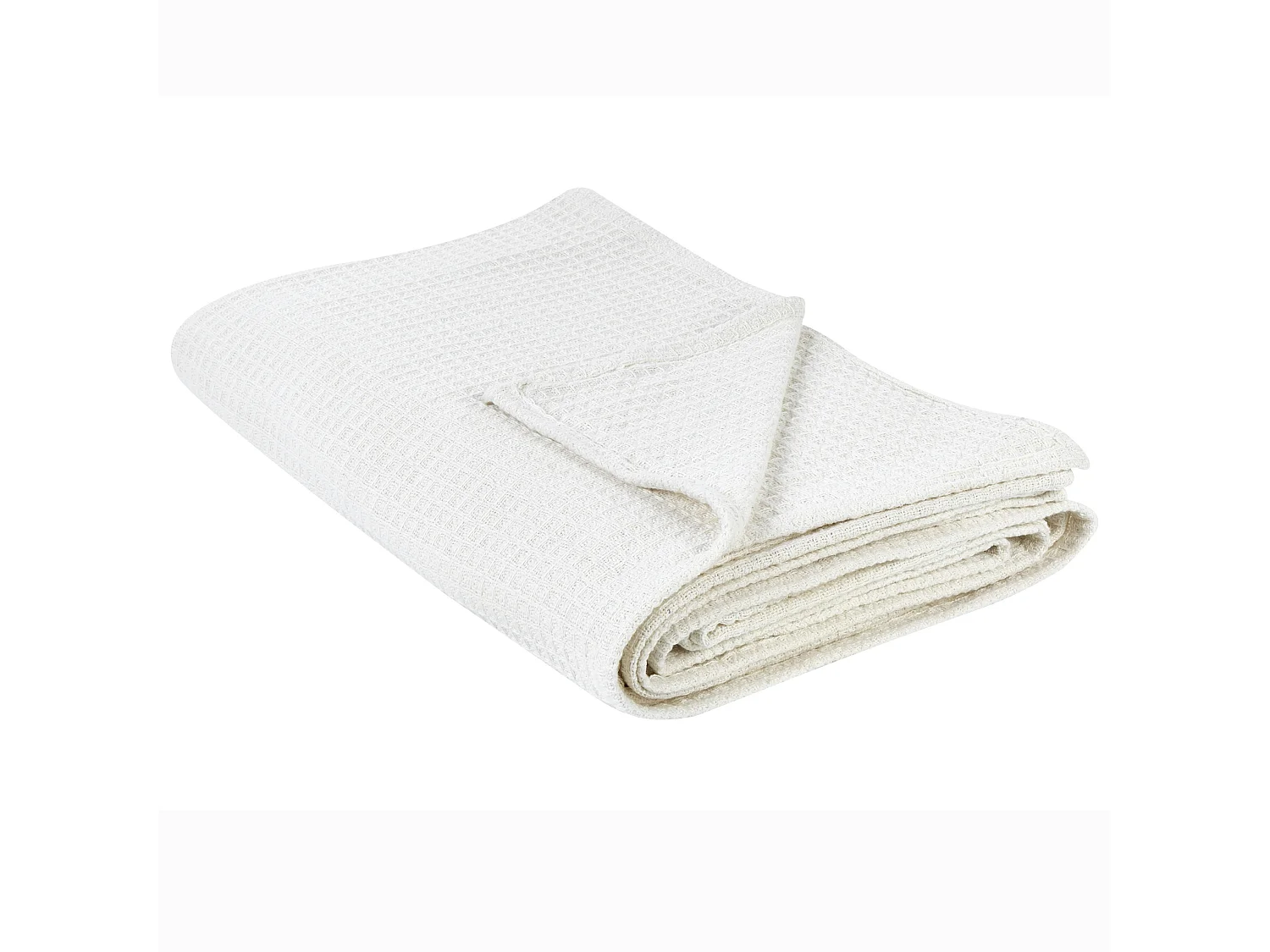 Couvre-lits RAGALA Coton 200 x 220 cm Beige clair