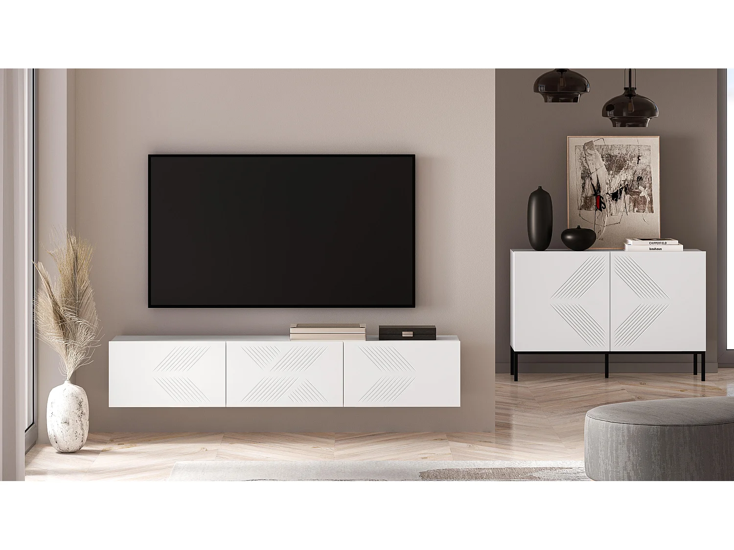 Mobile Tv CLEARING RTV170 3D 170x37x32 Bianco