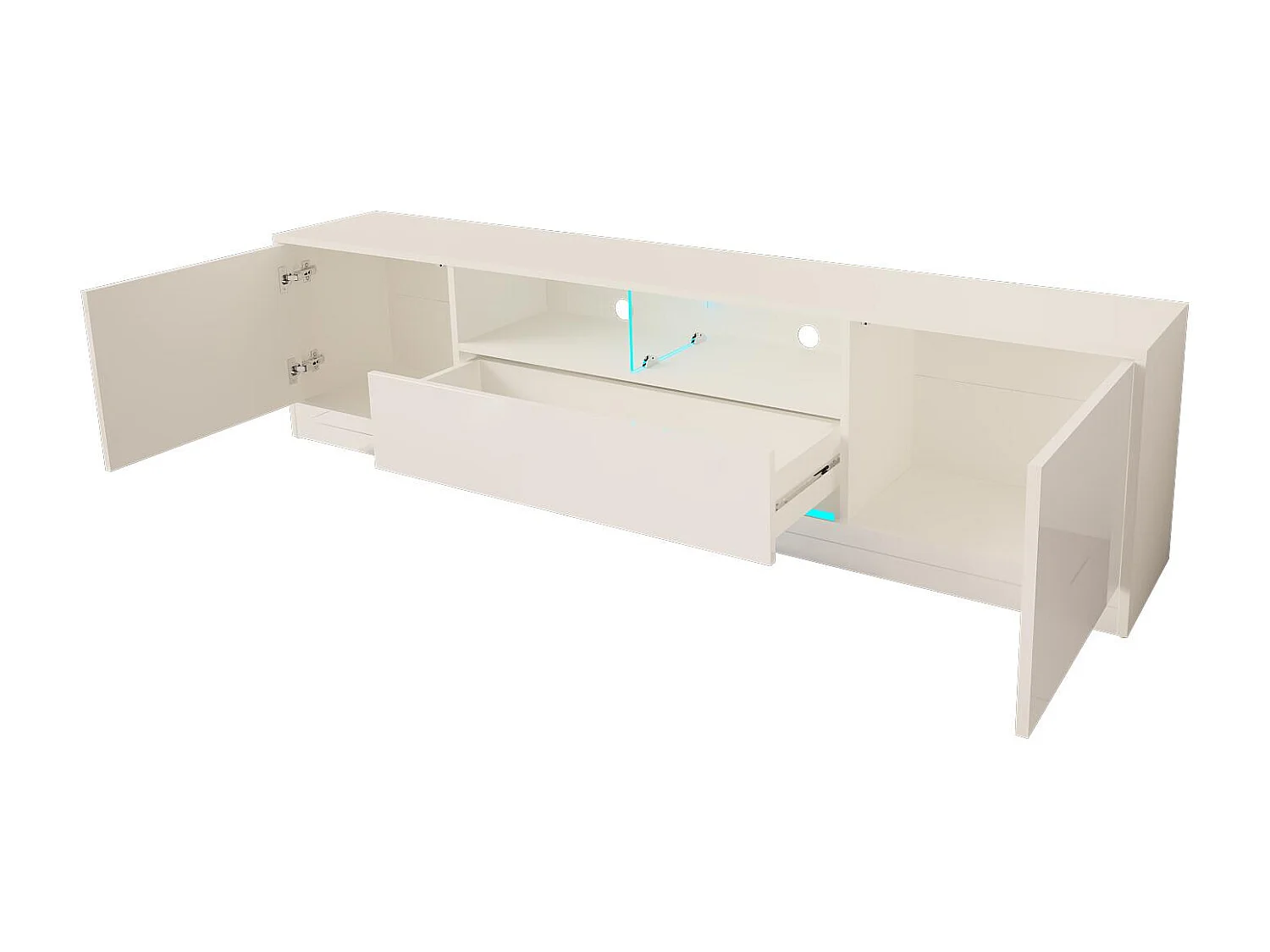 Tv Meubel DISPARO RTV200 2D 200x34x61 Wit