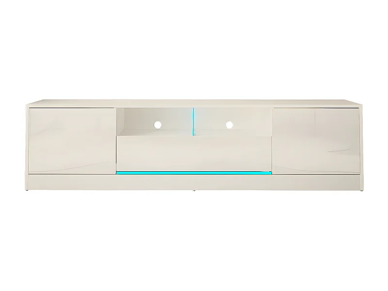 Meuble Tv DISPARO RTV200 2D 200x34x61 Blanc