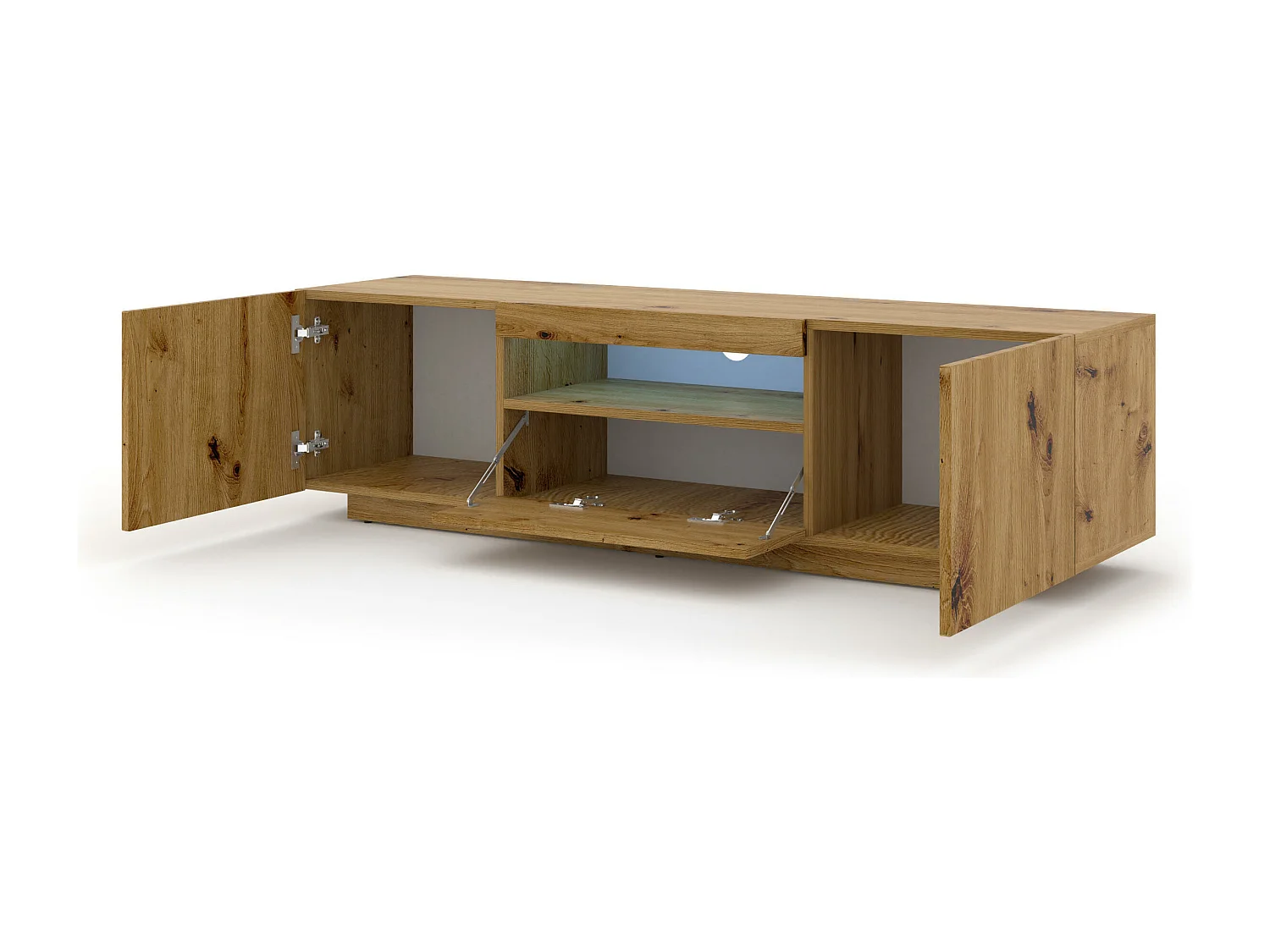 Muebles Tv AURA RTV150 3D 150x37x42 Beige