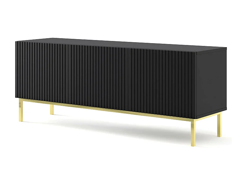 Tv Meubel RAVENNA B RTV150 3D 150x42x58 Zwart