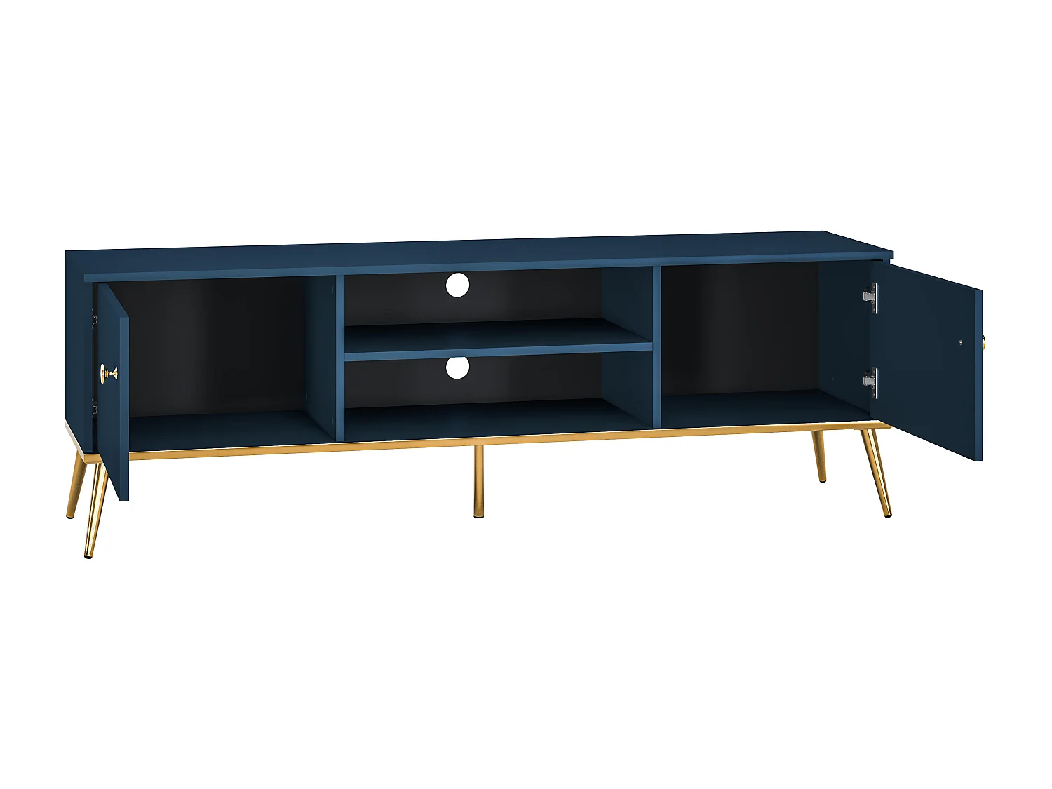 Tv Meubel MARINE RTV160 2D 160x40x53 Blauw