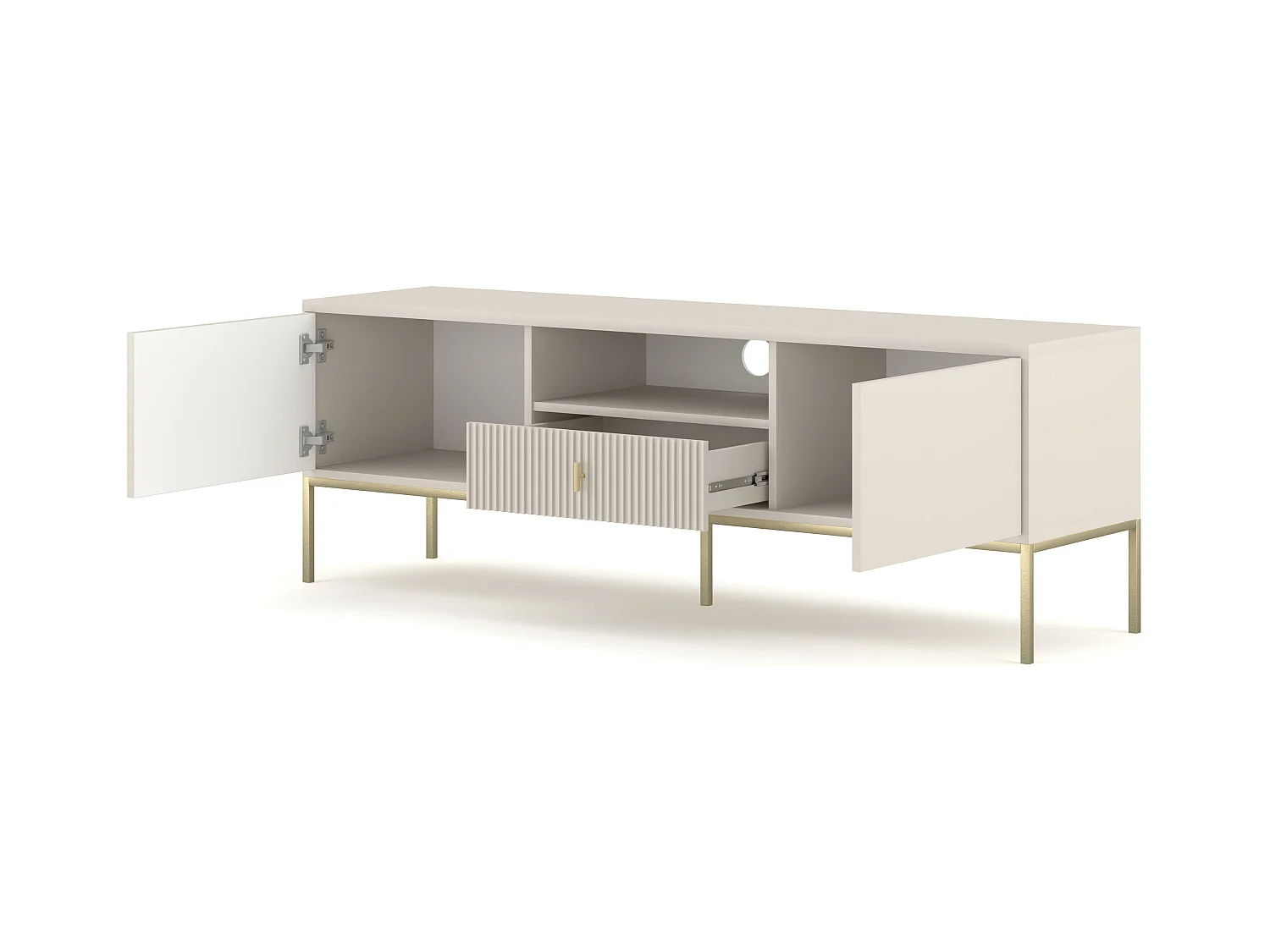 Meuble Tv MAGGIORE RTV154 2D1D 154x39x53 Beige