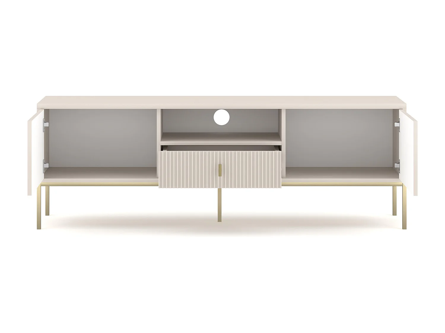 Movel Tv MAGGIORE RTV154 2D1D 154x39x53 Bege