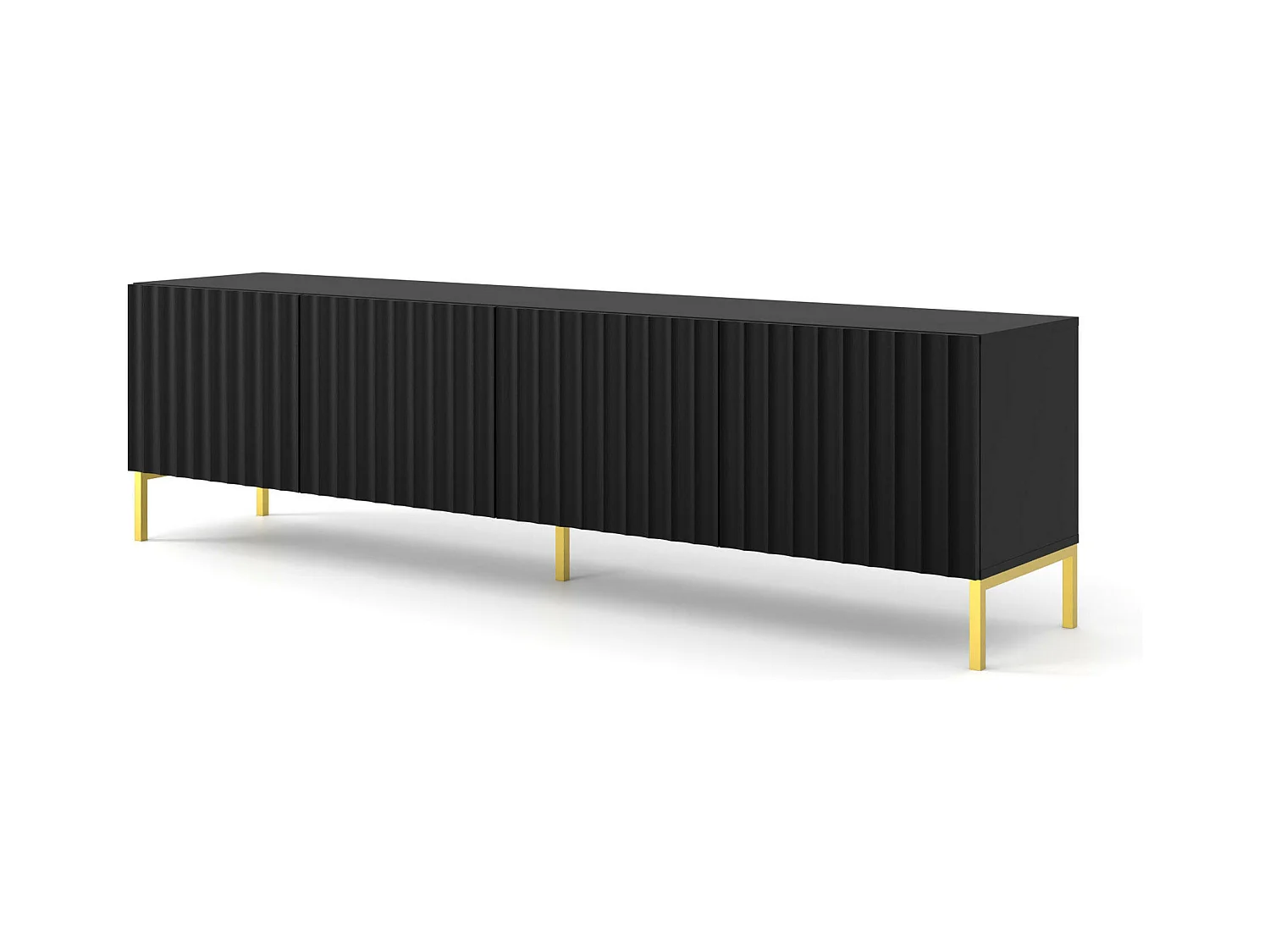 Meuble Tv WAVE RTV200 4D 200x42x56 Noir
