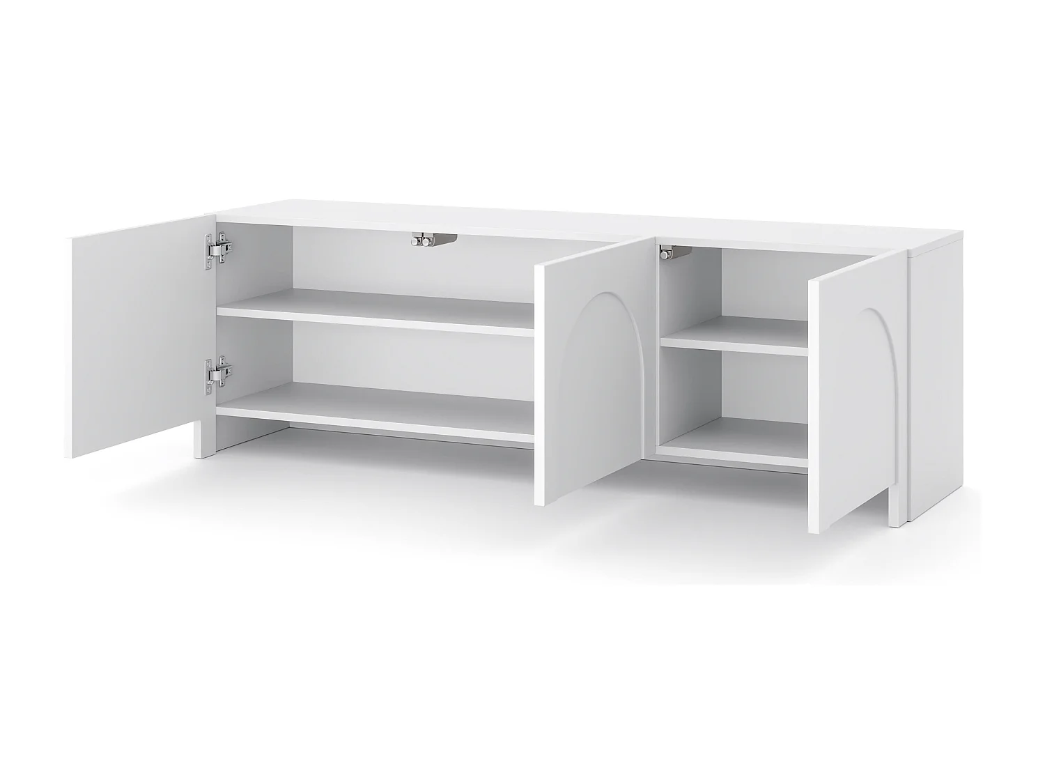 Meuble Tv ARCO RTV150 3D 150x35x49 Blanc