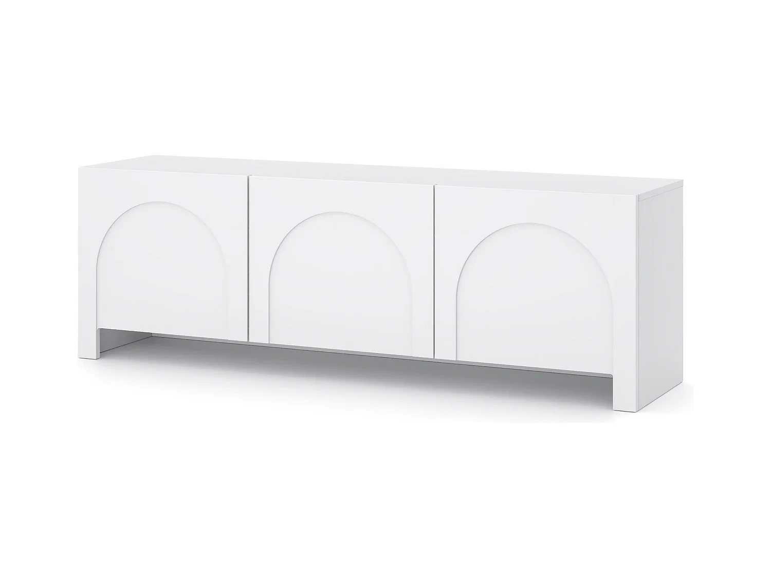 Meuble Tv ARCO RTV150 3D 150x35x49 Blanc