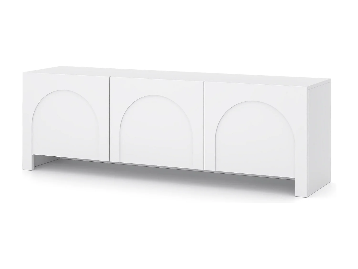 Meuble Tv ARCO RTV150 3D 150x35x49 Blanc
