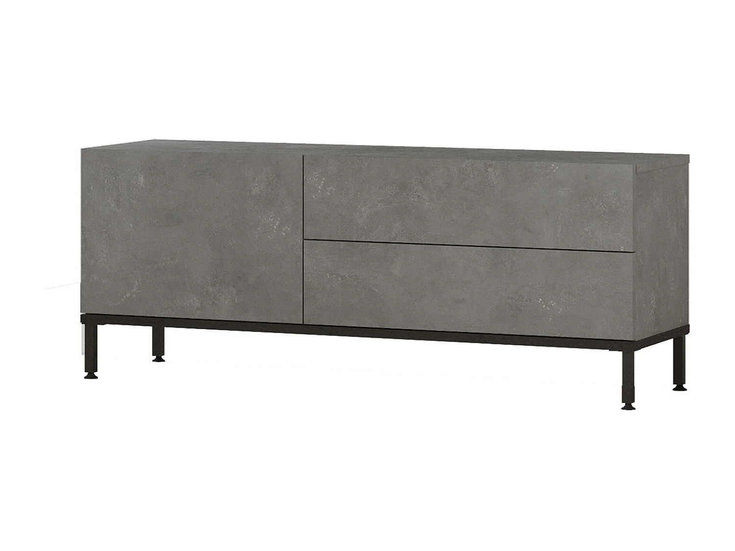 Tv Meubel LUVIO RTV120 3D 120x36x46 Grijs