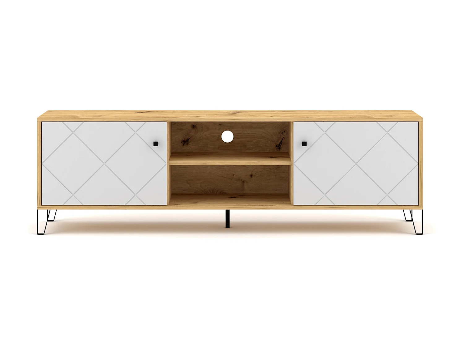 Movel Tv BILBAO RTV183 2D 183x40x55 Bege