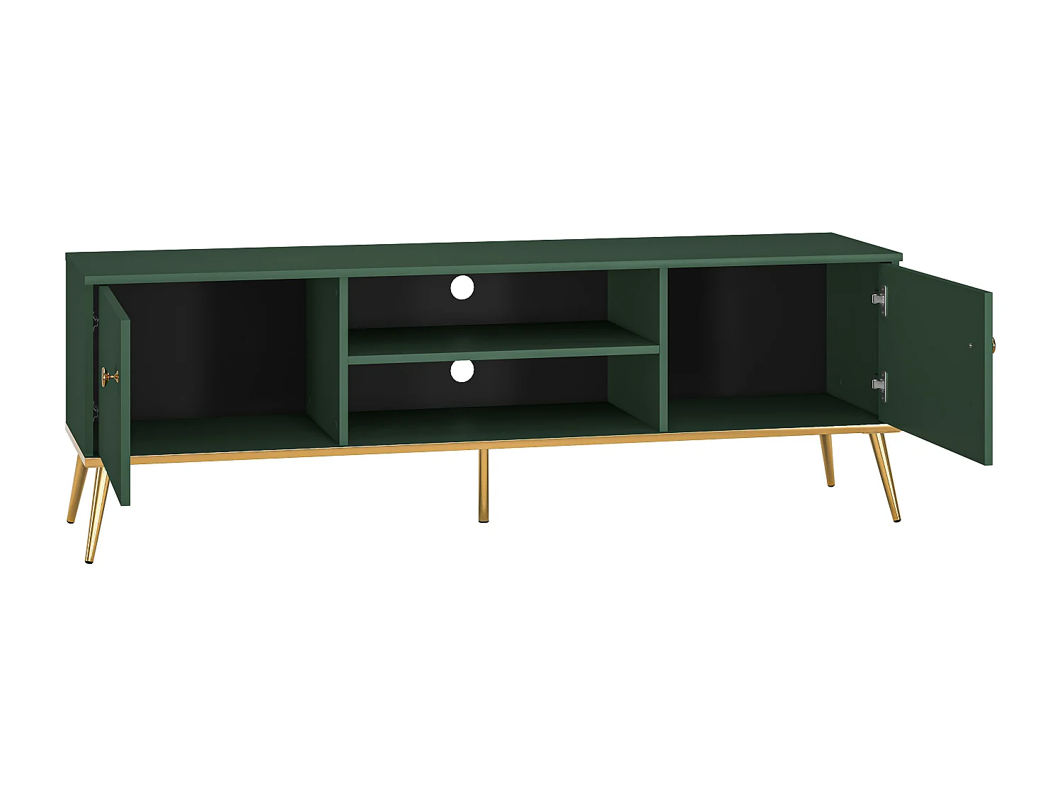 Meuble Tv FORT RTV160 2D 160x40x53 Vert