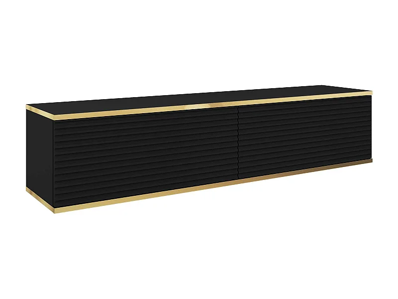 Meuble Tv ORO MDF RTV135 2D 135x32x30 Noir