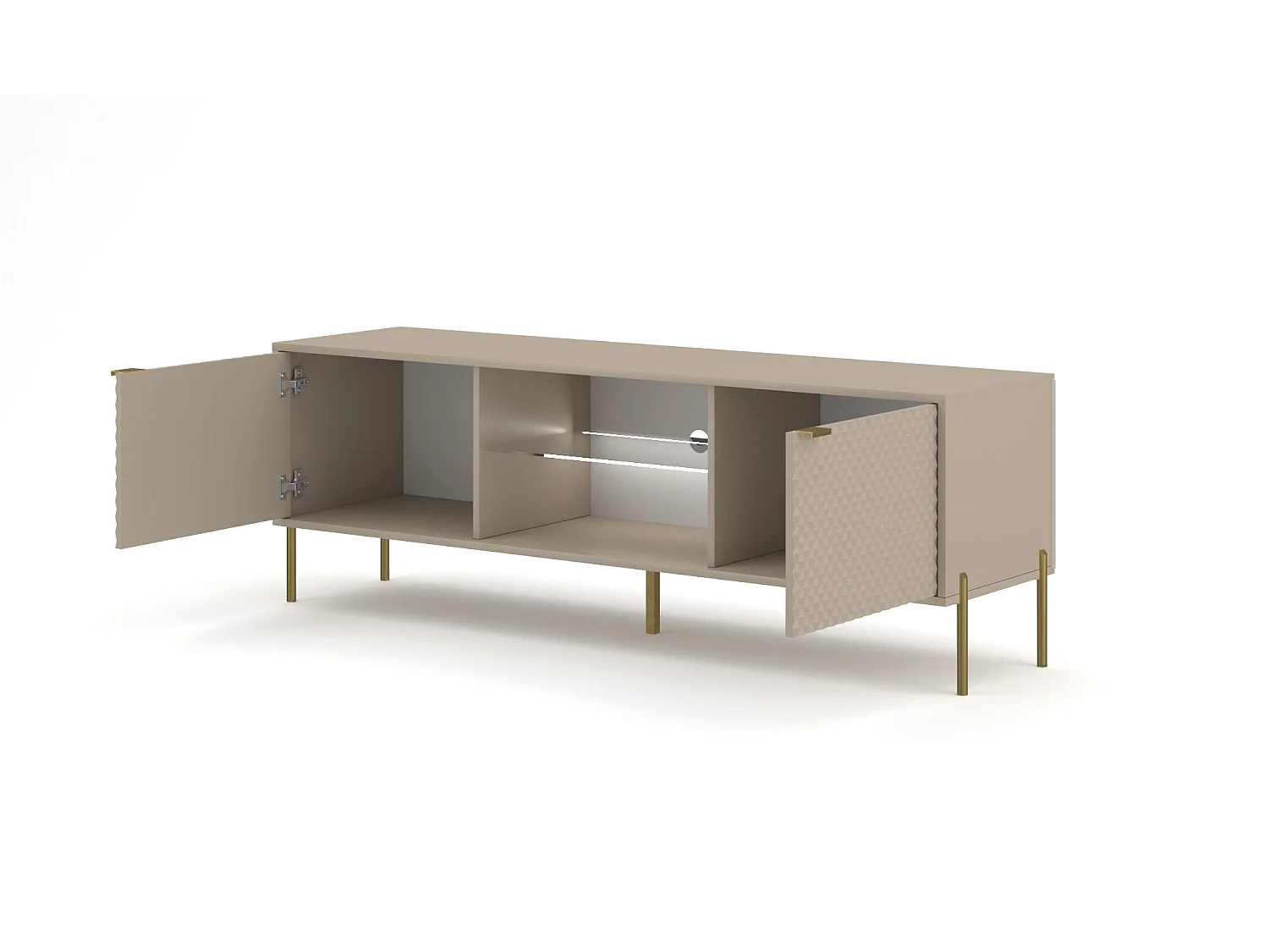 Muebles Tv DIAMO RTV162 2D 162x42x54 Beige