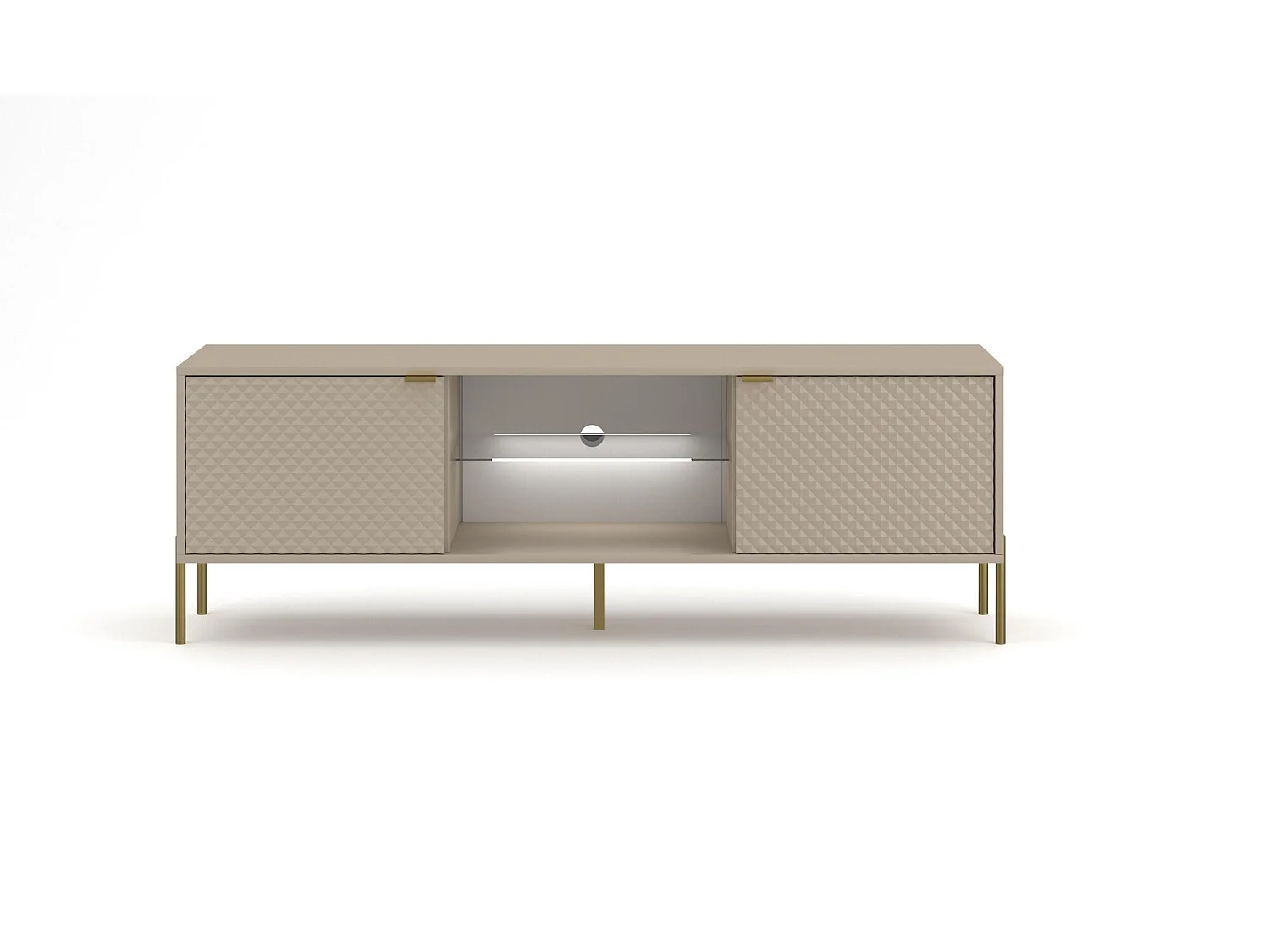 Muebles Tv DIAMO RTV162 2D 162x42x54 Beige
