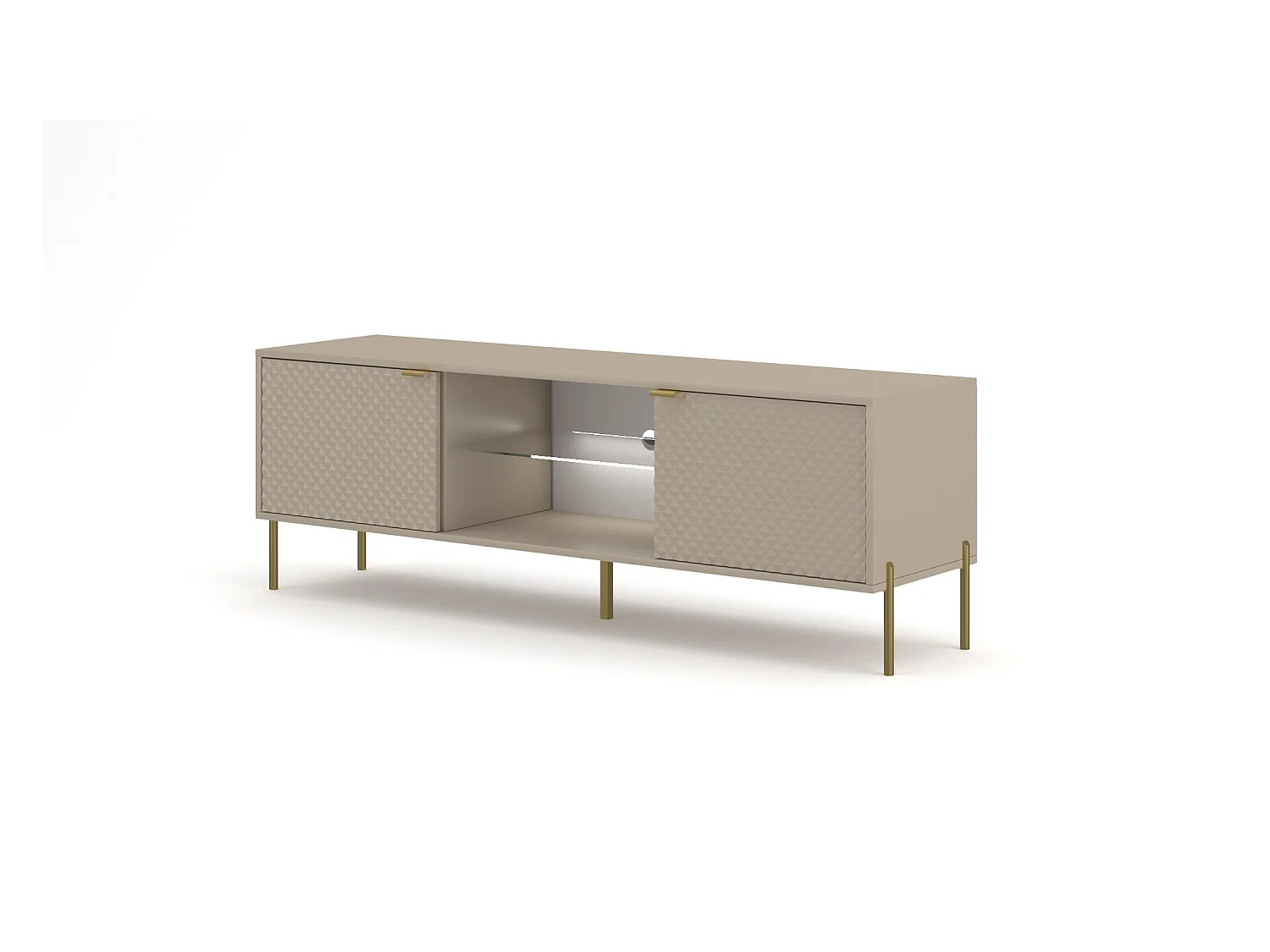 Meuble Tv DIAMO RTV162 2D 162x42x54 Beige