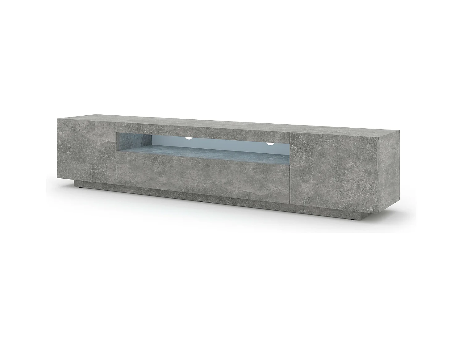 Meuble Tv AURA RTV200 3D 200x37x42 Gris