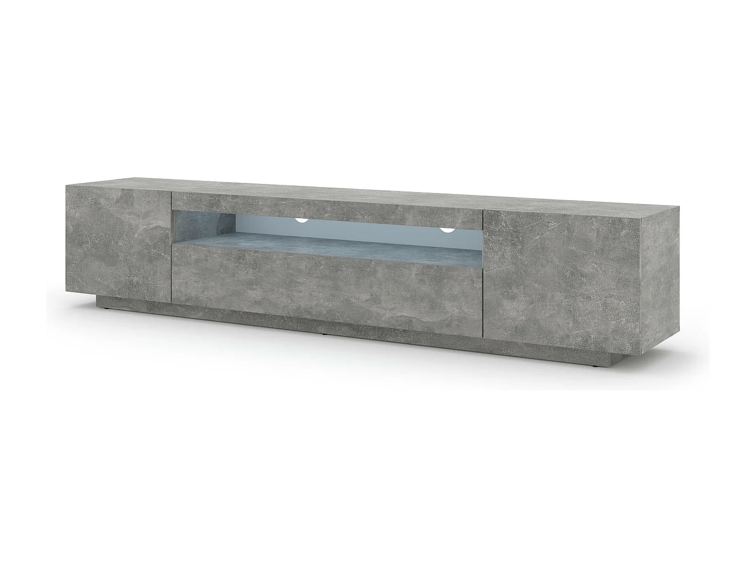 Meuble Tv AURA RTV200 3D 200x37x42 Gris