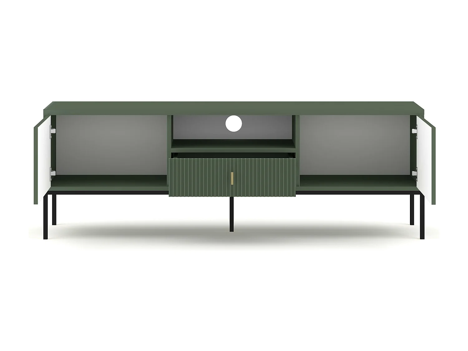 Meuble Tv MAGGIORE RTV154 2D1D 154x39x53 Vert
