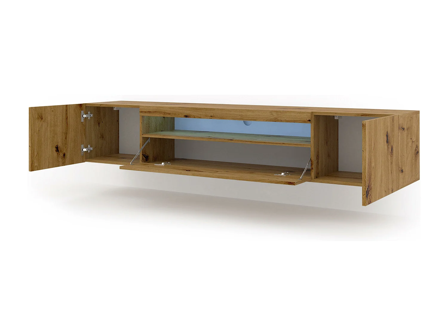 Meuble Tv AURA RTV200 3D 200x37x42 Beige