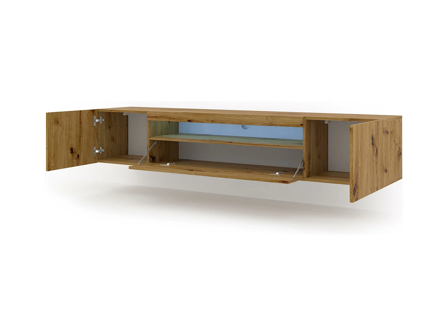 Meuble Tv AURA RTV200 3D 200x37x42 Beige