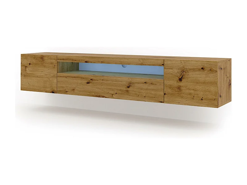 Meuble Tv AURA RTV200 3D 200x37x42 Beige