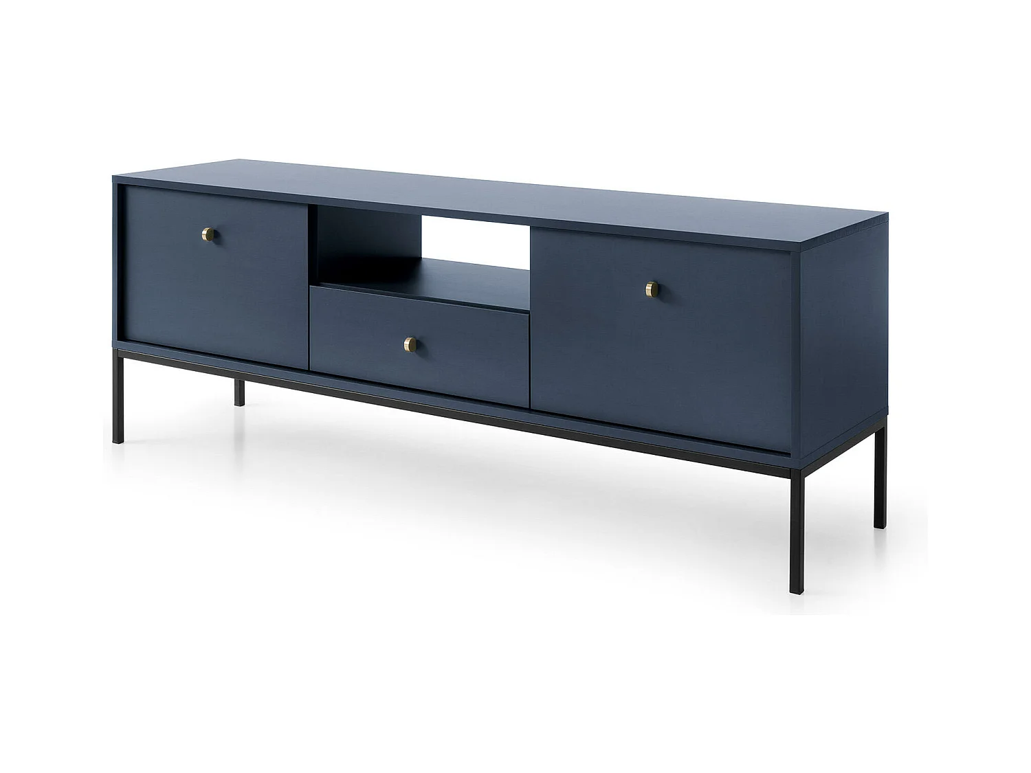 Tv Meubel MONO RTV153 2D1D 153x39x56 Blauw