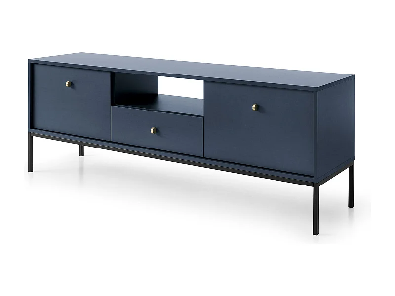 Meuble Tv MONO RTV153 2D1D 153x39x56 Bleu