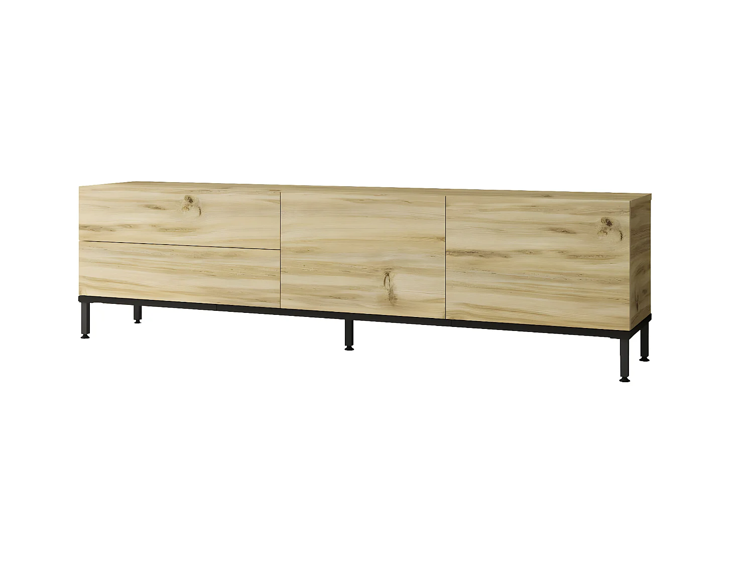 Meuble Tv LUVIO RTV170 3D 170x36x46 Naturel