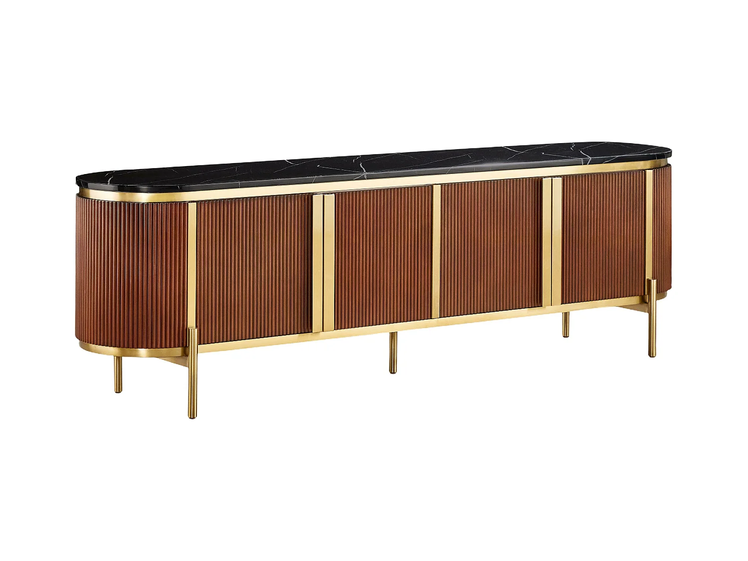 Meuble Tv STILIG RTV200 4D 200x40x60 Brun