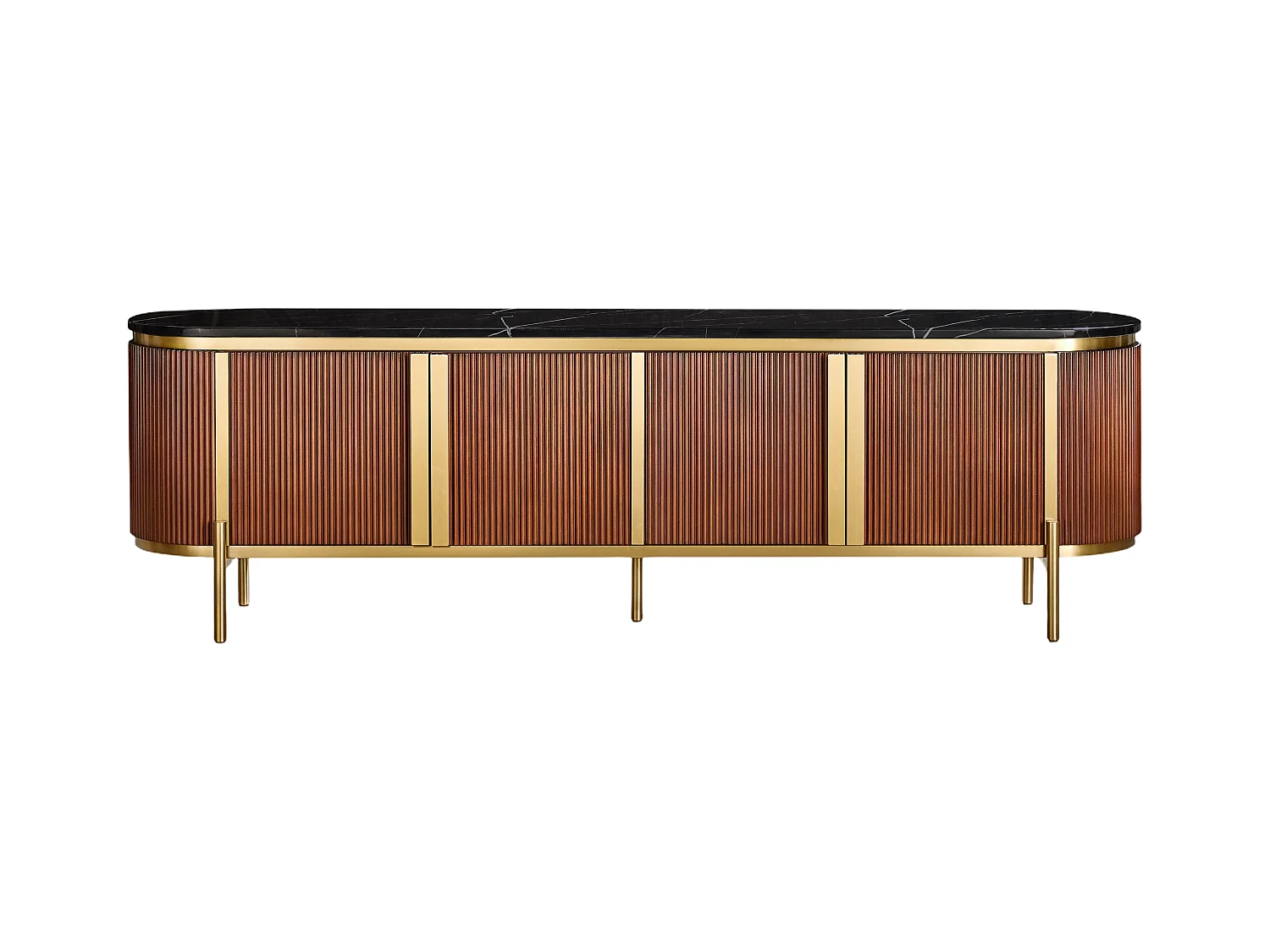 Meuble Tv STILIG RTV200 4D 200x40x60 Brun