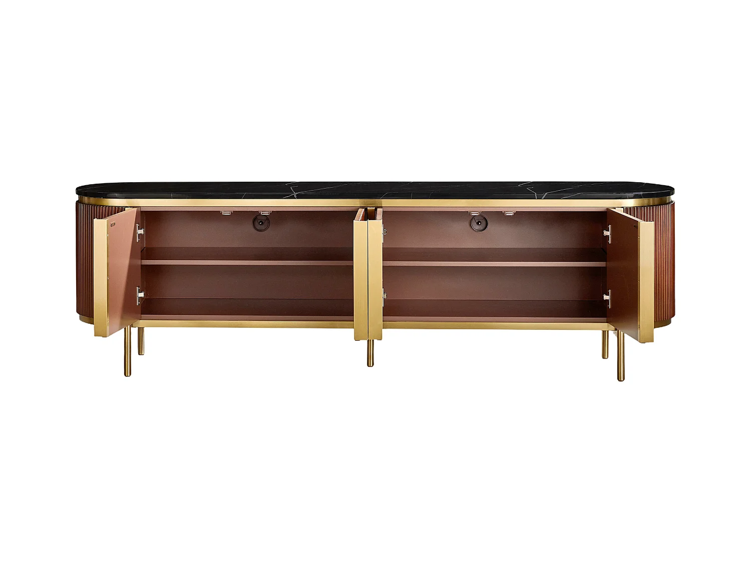 Meuble Tv STILIG RTV200 4D 200x40x60 Brun