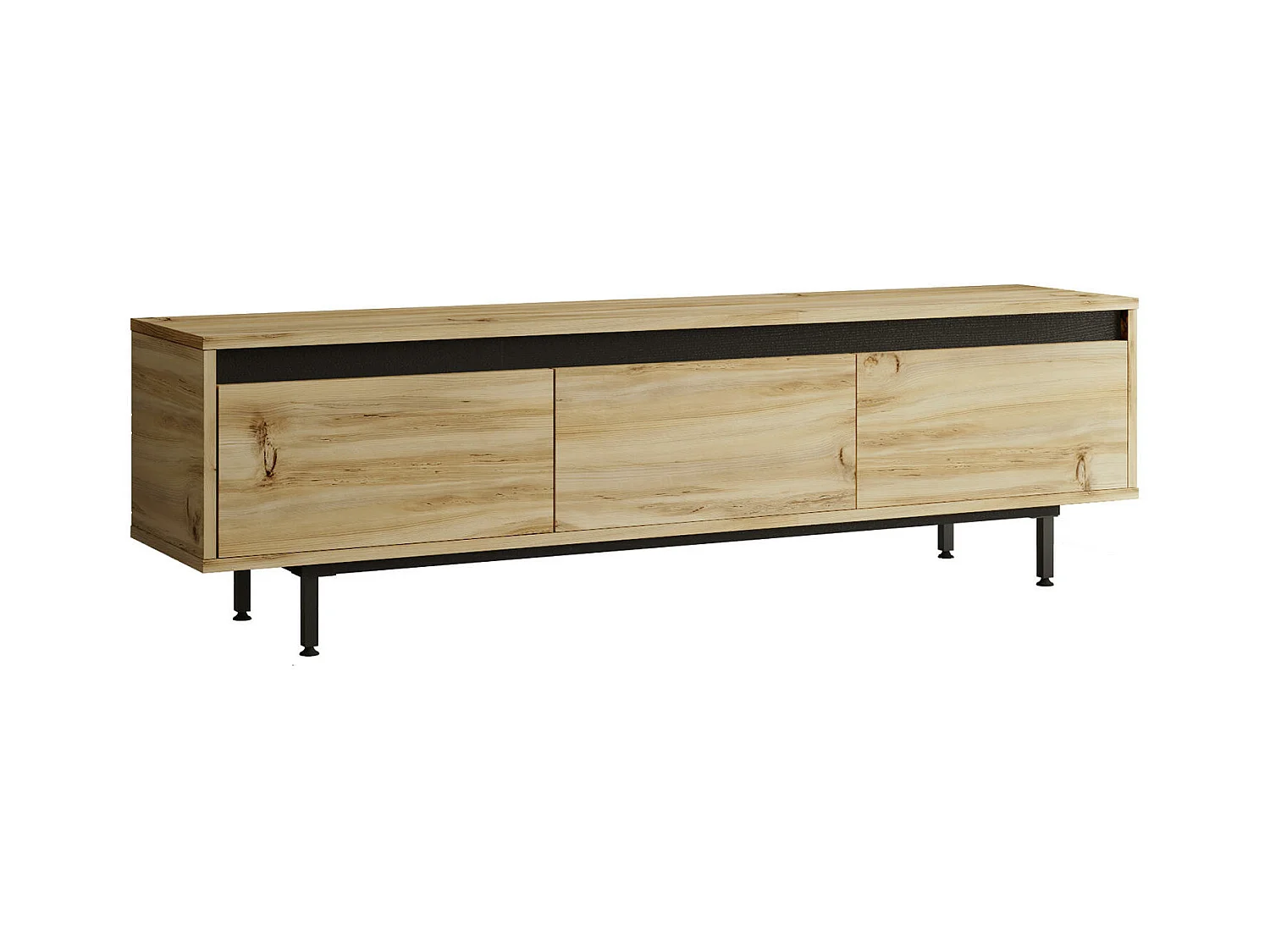 Meuble Tv LUVIO RTV160 3D 160x36x45 Naturel