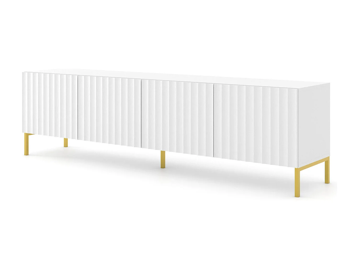 Meuble Tv WAVE RTV200 4D 200x42x56 Blanc