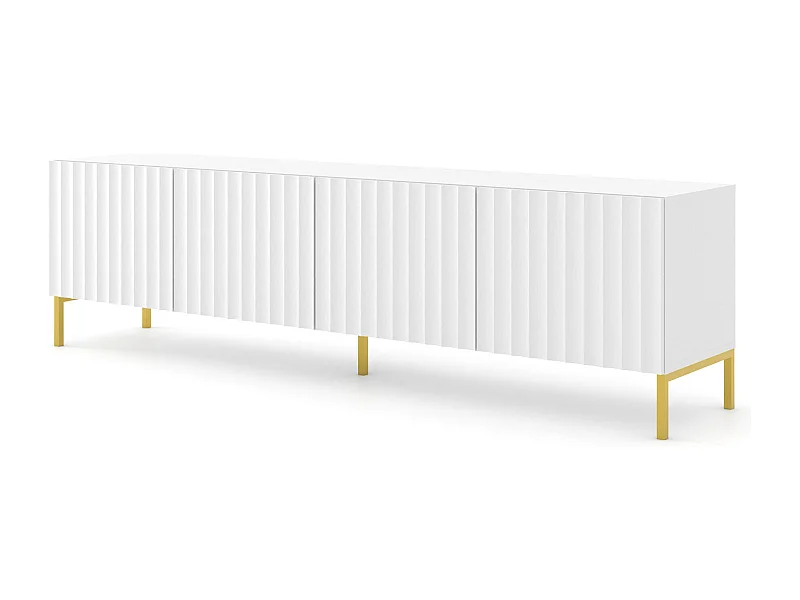 Meuble Tv WAVE RTV200 4D 200x42x56 Blanc