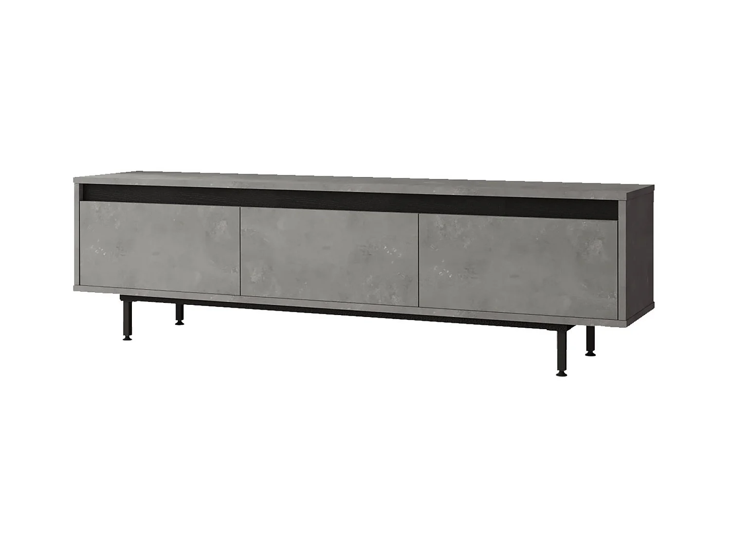 Meuble Tv LUVIO RTV160 3D 160x36x45 Gris