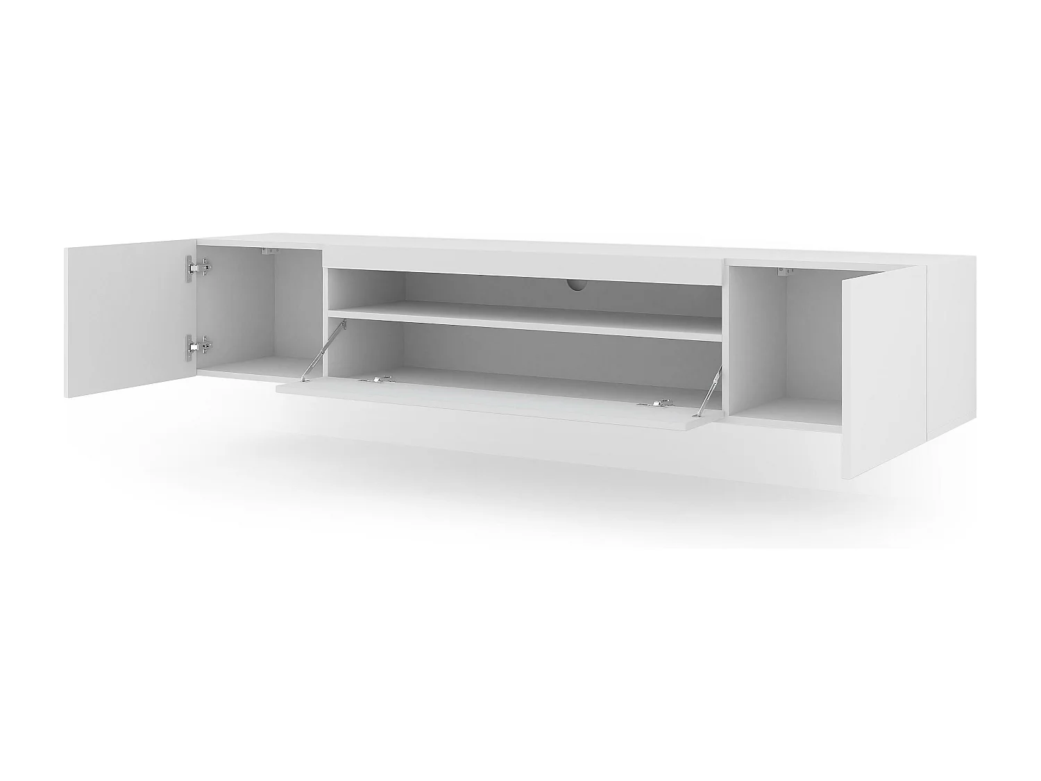Movel Tv AURA RTV200 3D 200x37x42 Branco