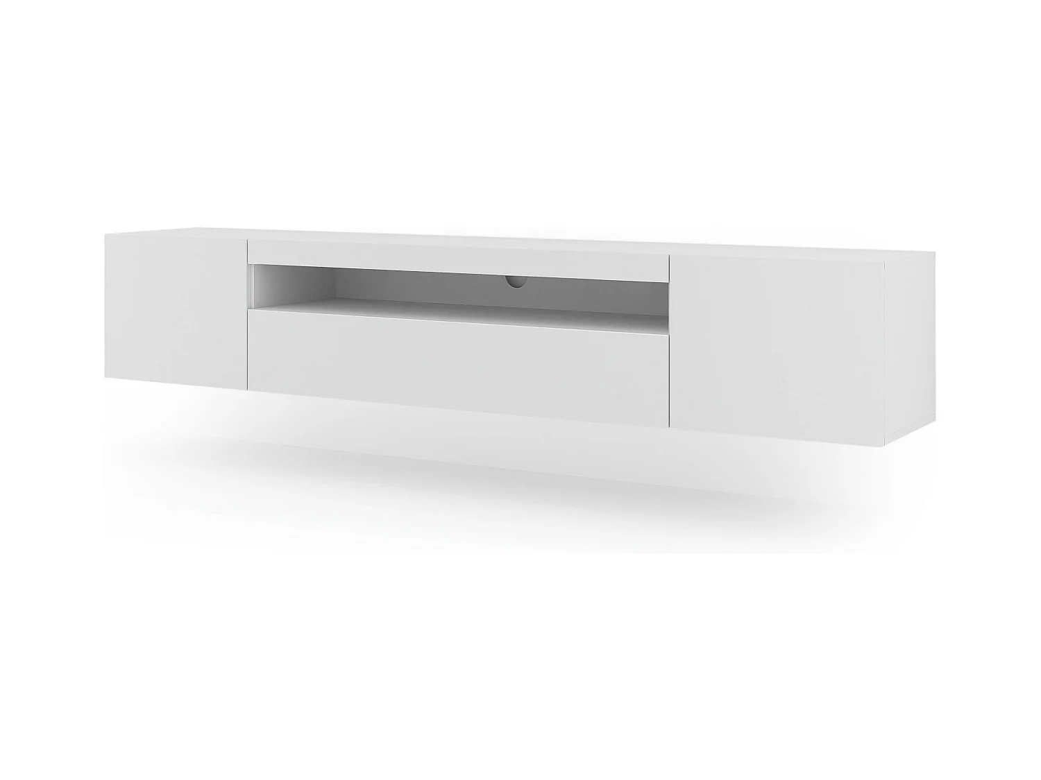 Meuble Tv AURA RTV200 3D 200x37x42 Blanc
