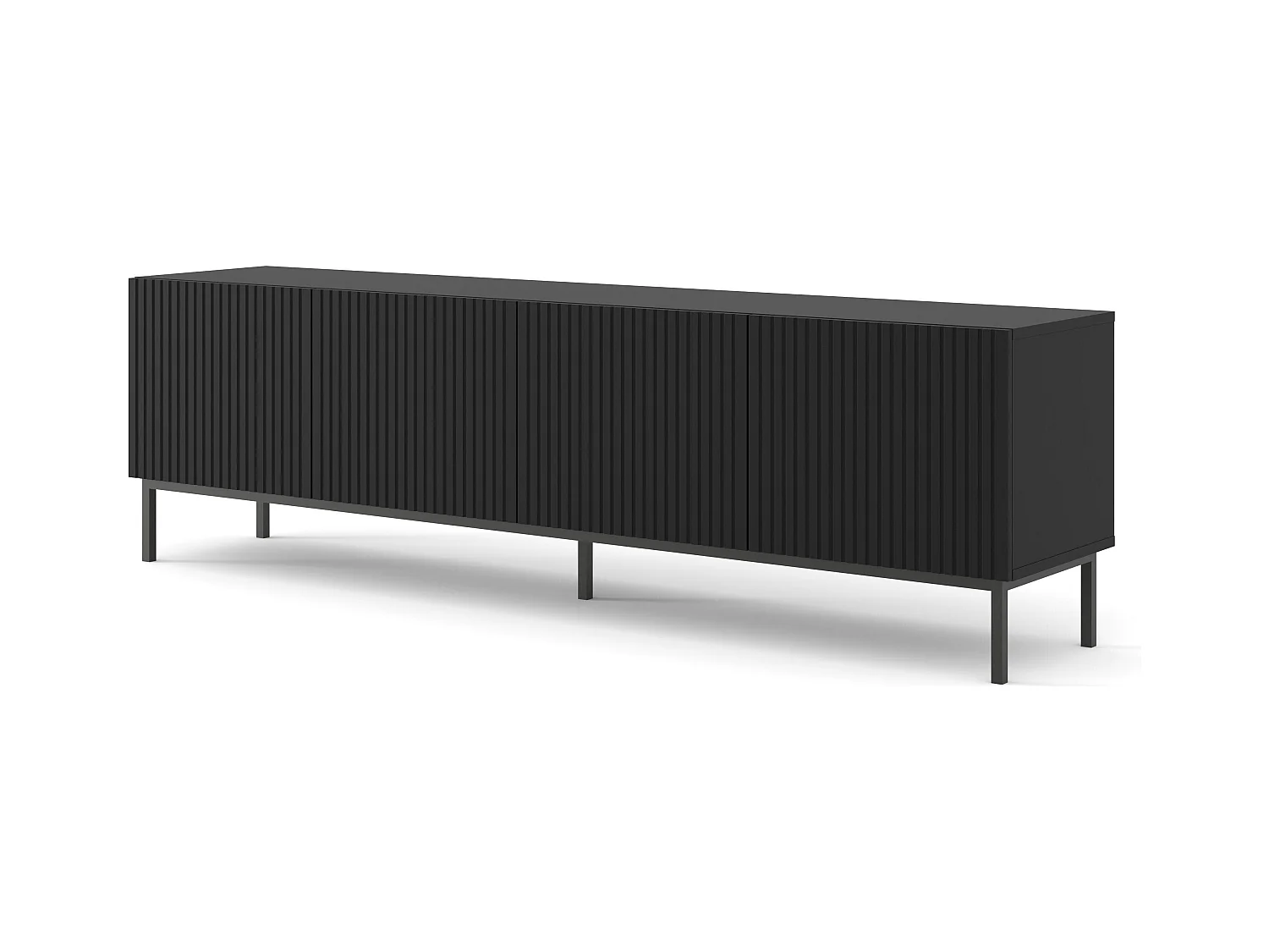 Muebles Tv RAVENNA B RTV200 4D 200x42x58 Negro