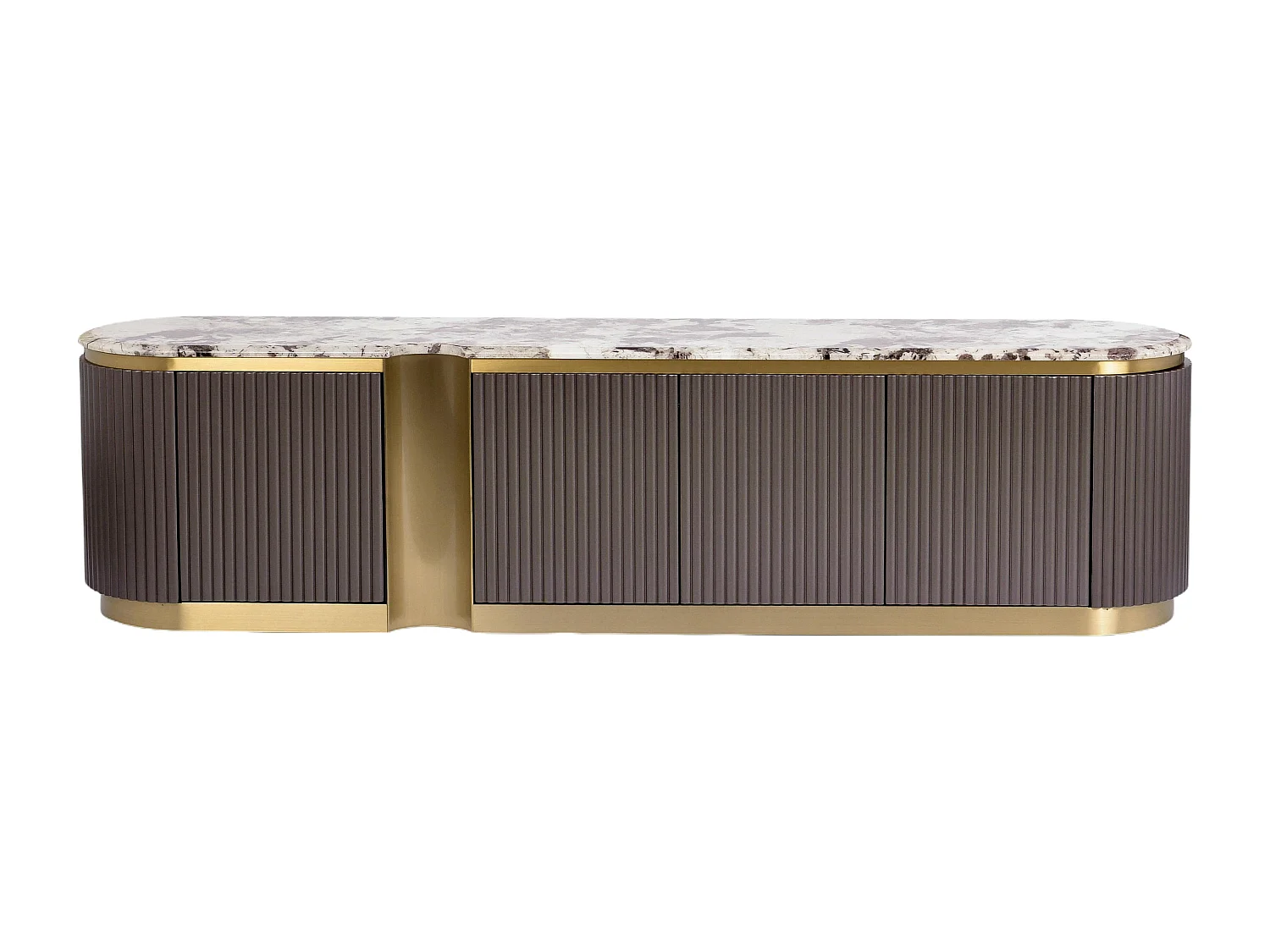 Meuble Tv STILIG RTV200 4D 200x40x50 Grisfoncé