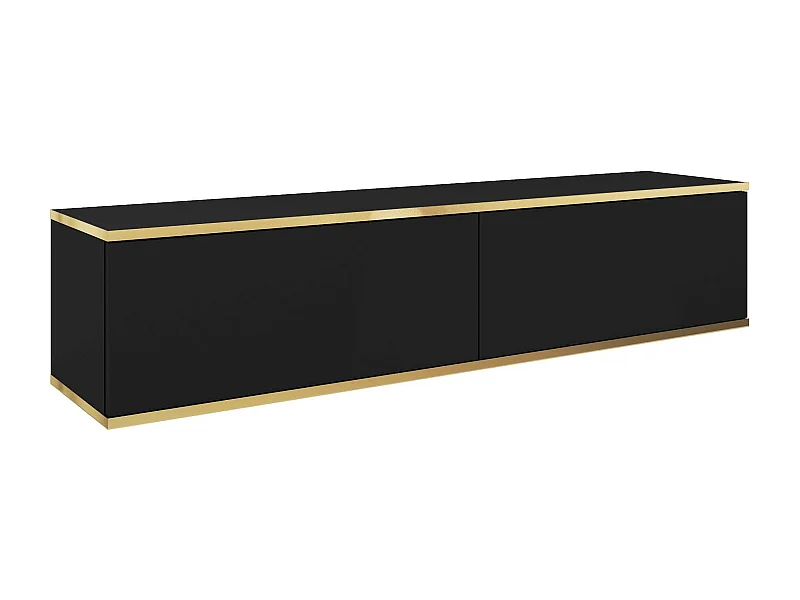 Meuble Tv ORO RTV135 2D 135x32x30 Noir