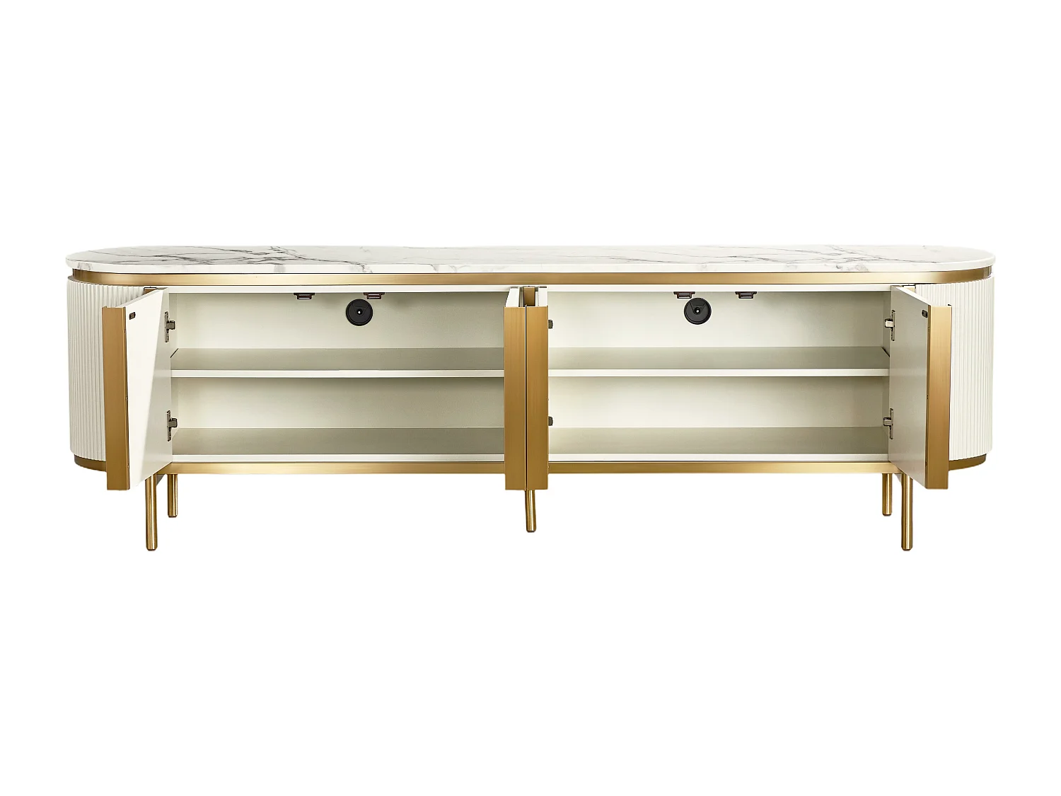 Tv Lowboard STILIG RTV200 4D 200x40x60 Weiß