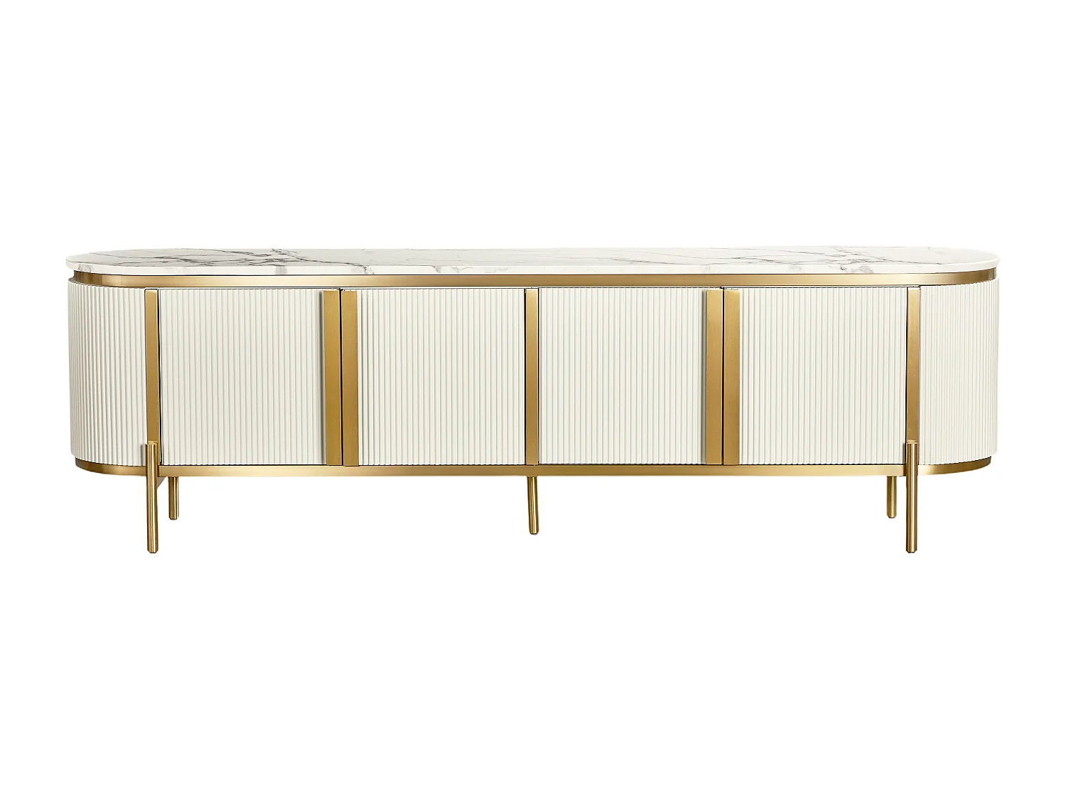 Meuble Tv STILIG RTV200 4D 200x40x60 Blanc