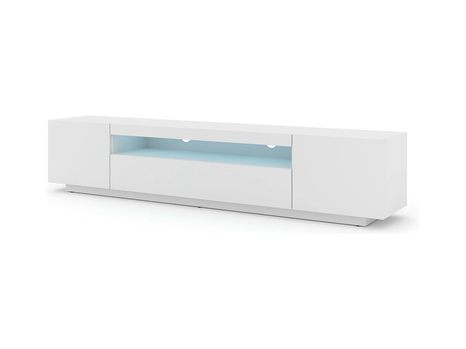 Meuble Tv AURA RTV200 3D 200x37x42 Blanc