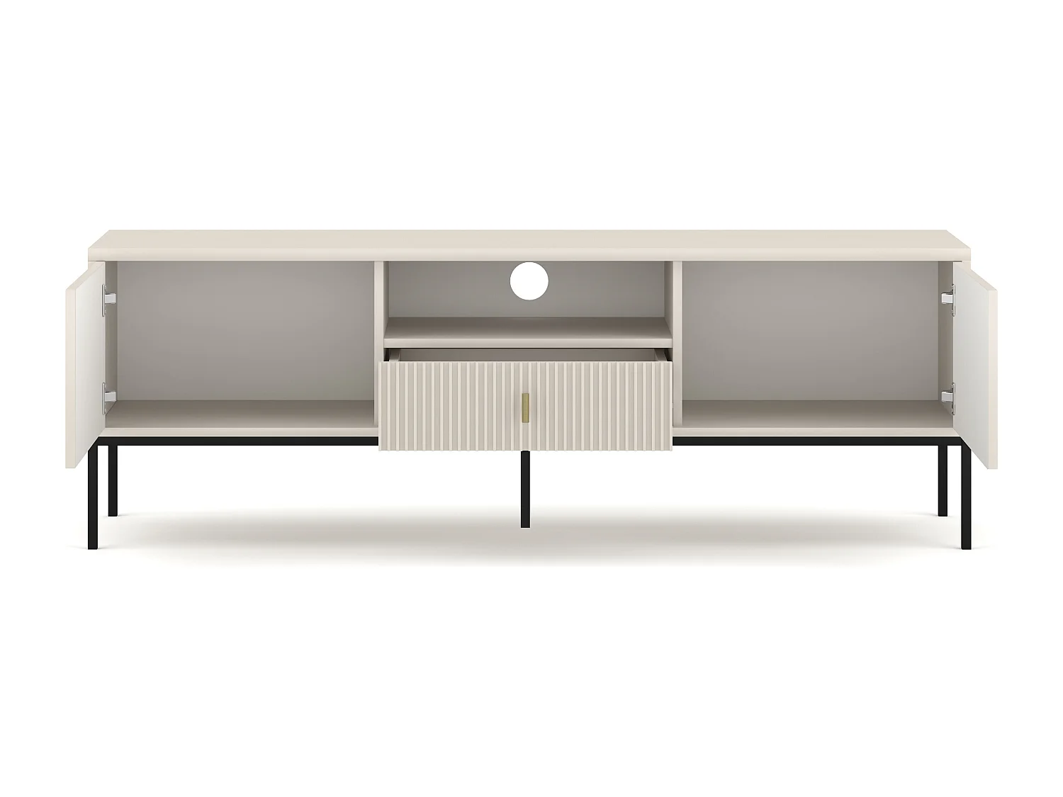 Muebles Tv MAGGIORE RTV154 2D1D 154x39x53 Beige