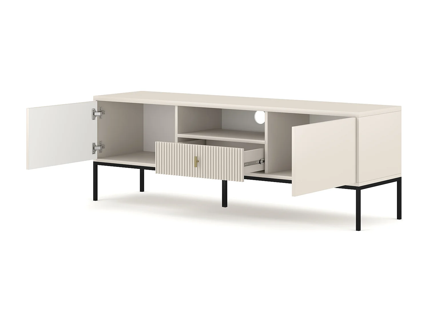 Meuble Tv MAGGIORE RTV154 2D1D 154x39x53 Beige