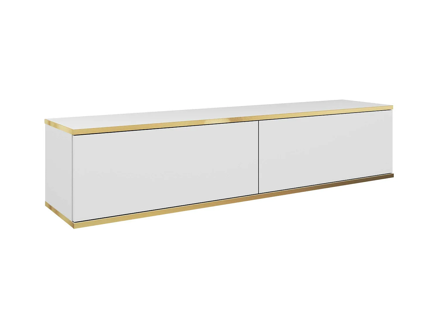 Meuble Tv ORO RTV135 2D 135x32x30 Blanc