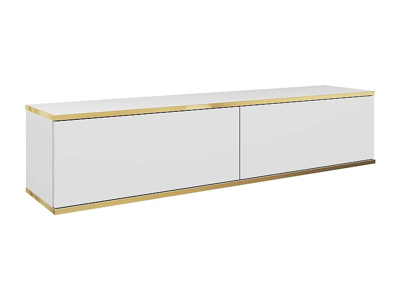 Meuble Tv ORO RTV135 2D 135x32x30 Blanc