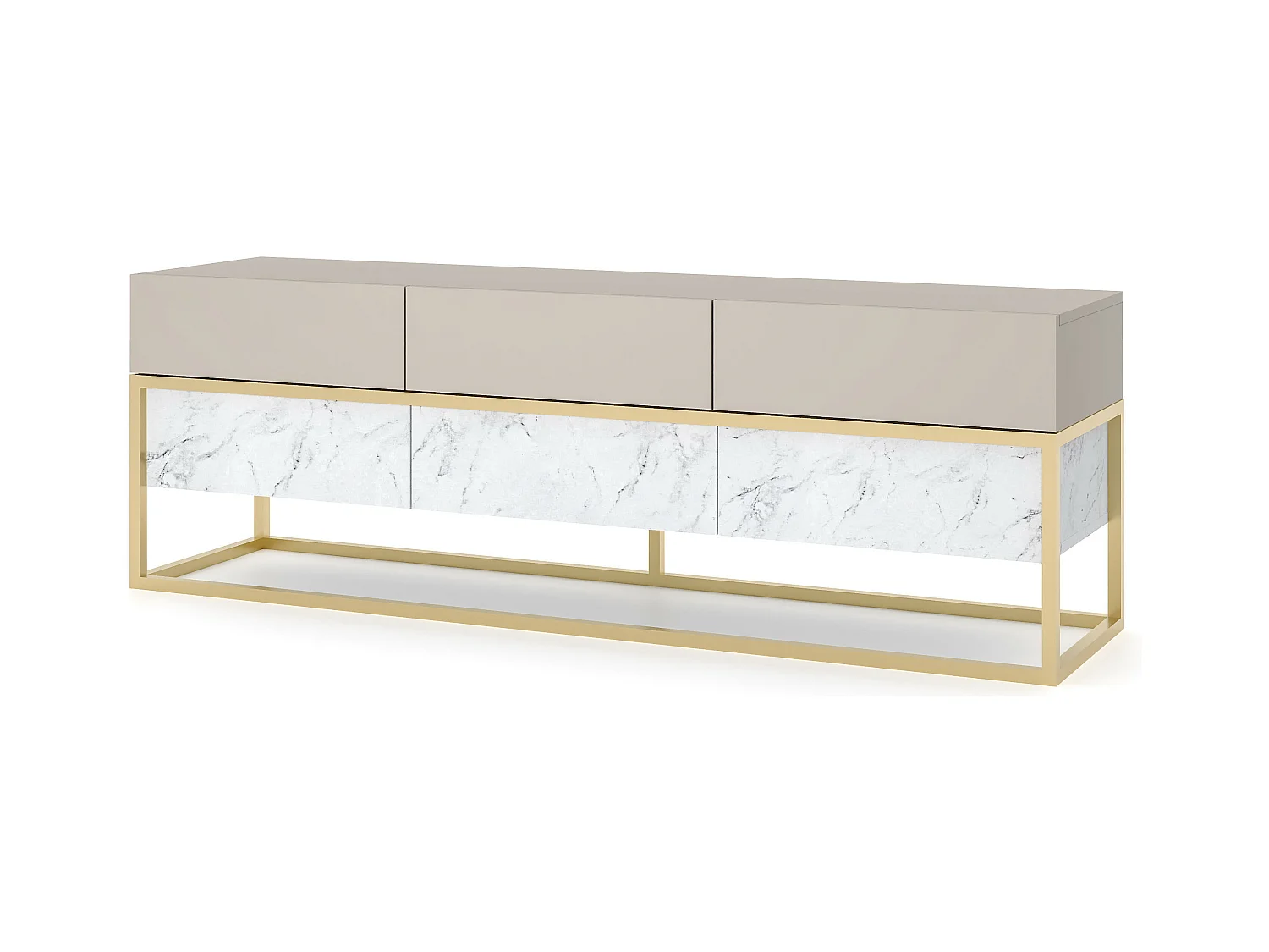 Meuble Tv X RTV154 6D 154x39x53 Beige