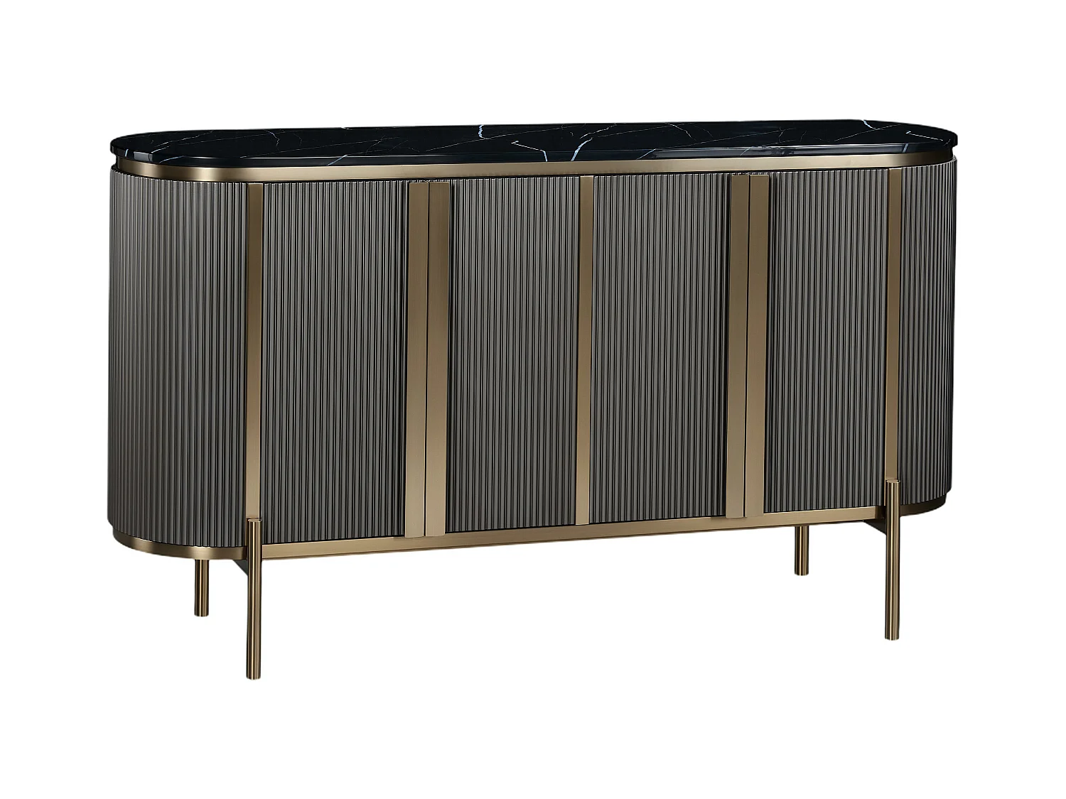 Meuble Tv STILIG RTV160 4D 160x40x90 Noir